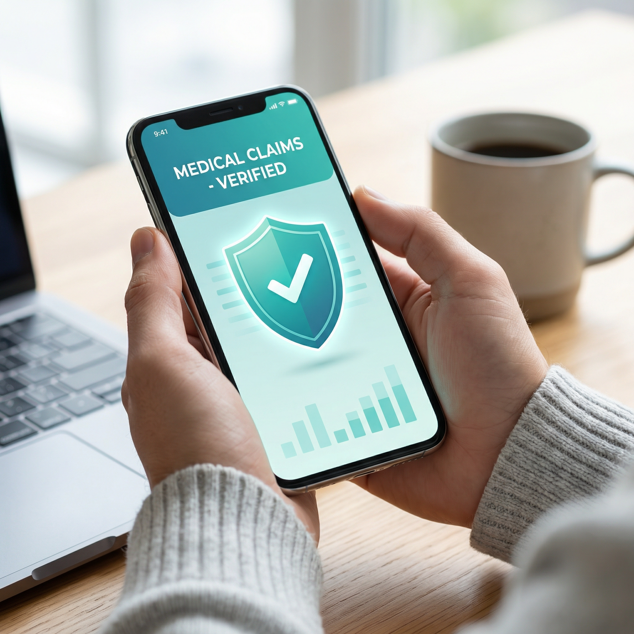 Medical claims verified and protected by HealthLock